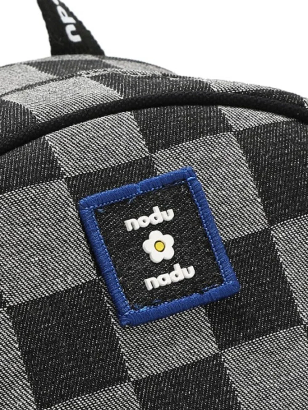 NEW Nicole Lee Cordy Checker Backpack | Black Gray Checkered Mini Backpack NWT